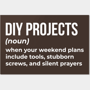 DIY Projects - Funny Definition (4) Posters and Art